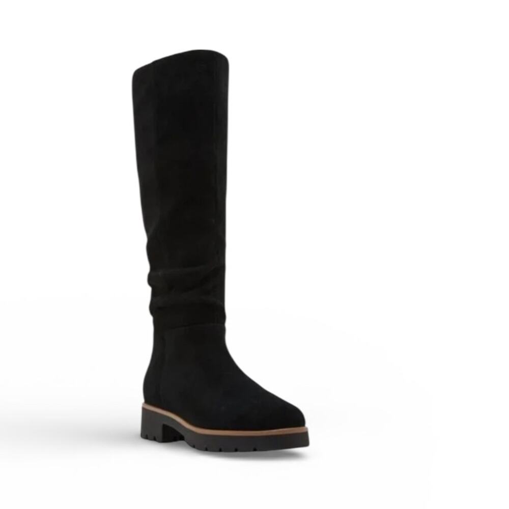 Blondo Keisha Black Suede Knee High Boots – Sz 9M